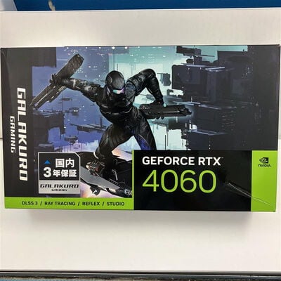 【仙台店】中古  玄人志向　GG-RTX4060-E8GB/SF　 GeForce RTX4060 (8GB PCI-E) 3240008895 