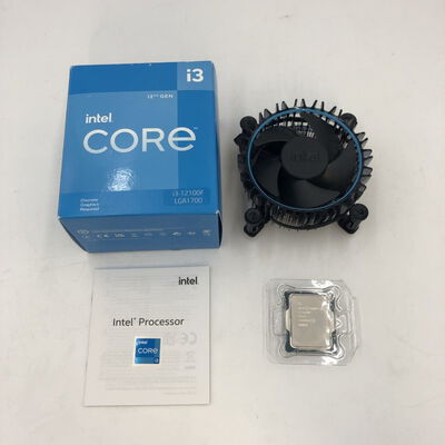 【福井日之出店】中古  INTEL Core i3 12100F  (1700/3.3G/12M/C4/T8) 148617 