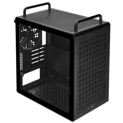 CoolerMaster  Qube 340 Black Q340-KGNN-S00 (MicroATX ガラスパネル ブラック) 