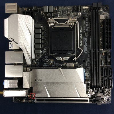 【川崎店】中古  ASRock H470M-ITX/ac (H470 1200 mITX DDR4) 142781 