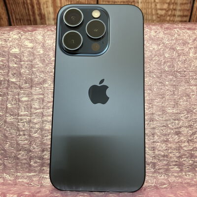 【富士青葉店】中古  【au版SIMフリー】Apple iPhone15 Pro 6.1インチ 128GB ブルーチタニウム MTUA3J/A 161195 
