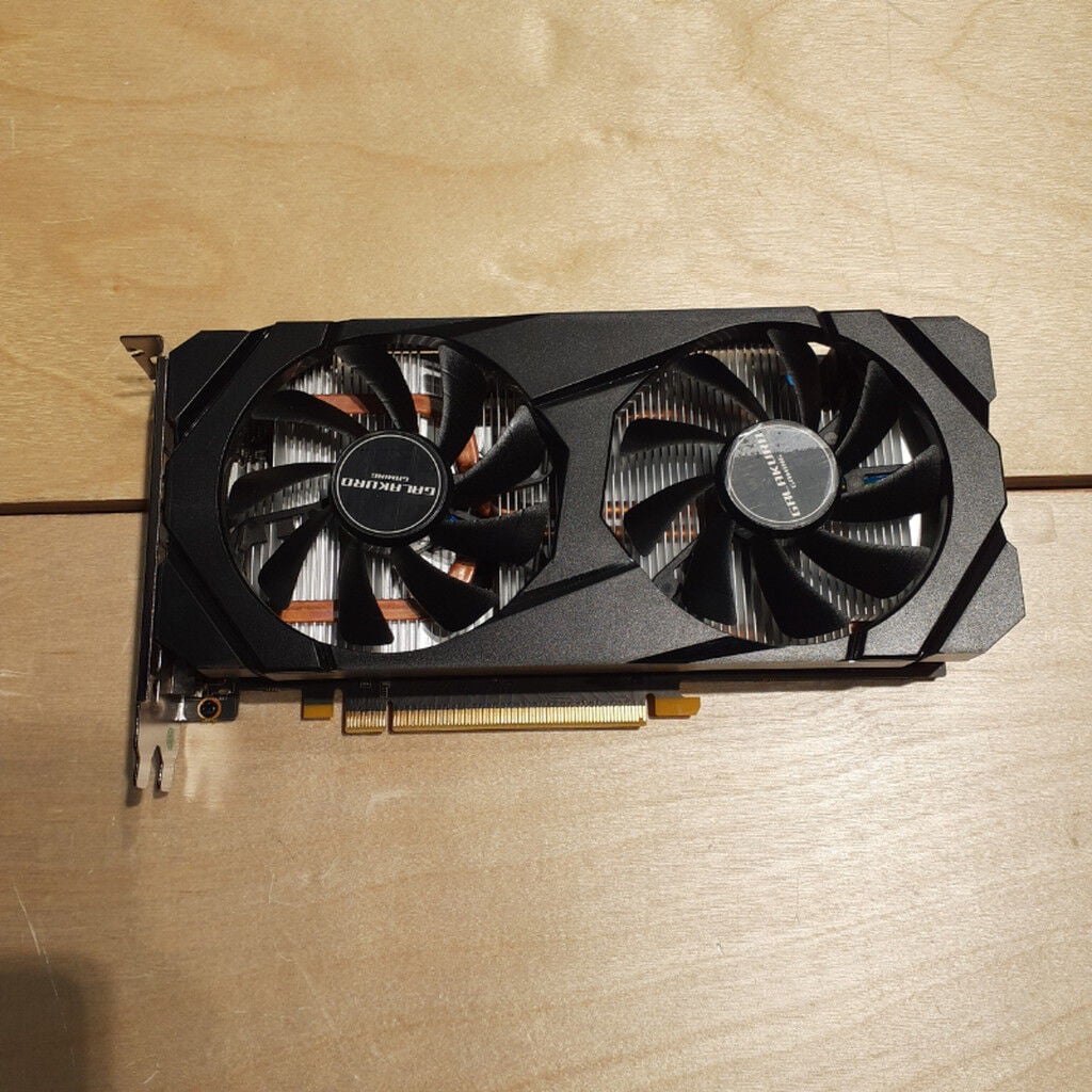 中古 玄人志向 GF-GTX1660-E6GB/OC/DF (GTX1660 6G GDR5) 139185