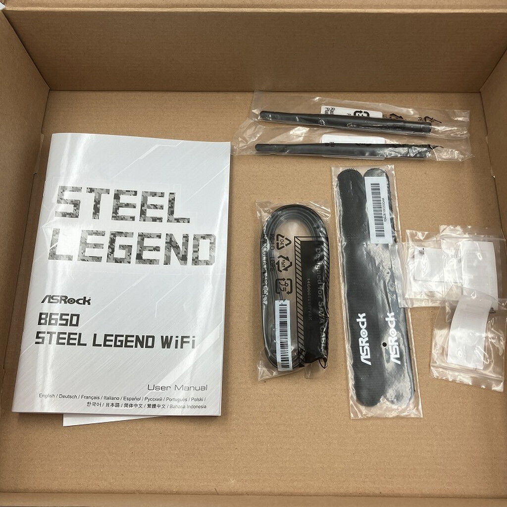 中古 ASRock B650 Steel Legend WiFi (B650 AM5 ATX) 3290006838【4/15
