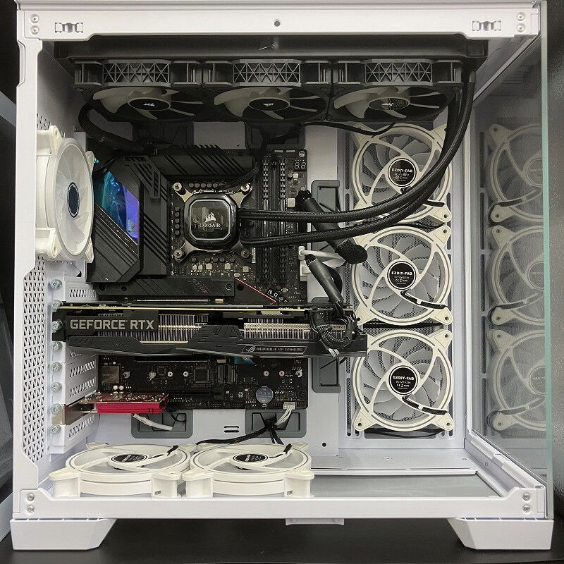 i9 13900K 64GB SSD (2TB,1TB) 1000W 自作PC 自作PC】Core i9 13900KとRTX4070Ti Superで作る最強の黒いPC