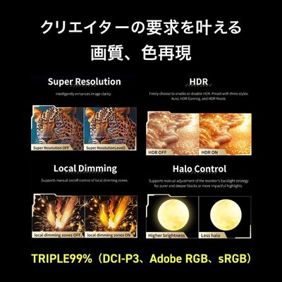 GRAPHT  GRT044-2724ML-BK (27インチワイド Mini LED 液晶モニター) 