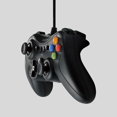 エレコム  JC-GP30XVBK (有線FPSゲームパッド GP30XV クロス配置) 