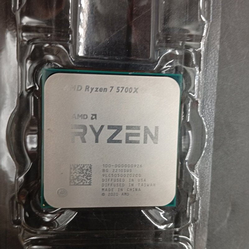 中古 AMD Ryzen 7 5700X (AM4/3.4GHz/36M/C8/T16/65W) 150182 （402460