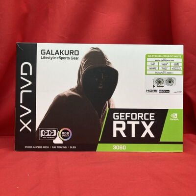 【千葉店】中古  玄人志向 GK-RTX3060-E12GB/OC/WHITE (RTX3060 12GB) 144780 