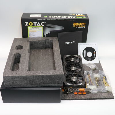 【札幌店】中古  ZOTAC　ZT-90504-10P(GTX980Ti 6G GDR5 AMP) 3210014316 