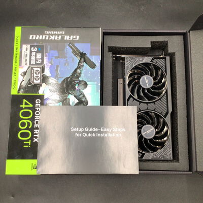 【秋葉原本店】中古  玄人志向 GG-RTX4060Ti-E8GB/OC/DF (RTX4060Ti 8G) 175565 