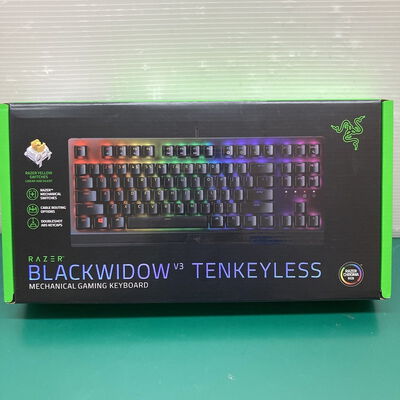 【浦添城間店(沖縄)】中古  Razer BlackWidow V3 Tenkeyless JP - Yellow Switch (RZ03-03491900-R3J1) 4780001343 