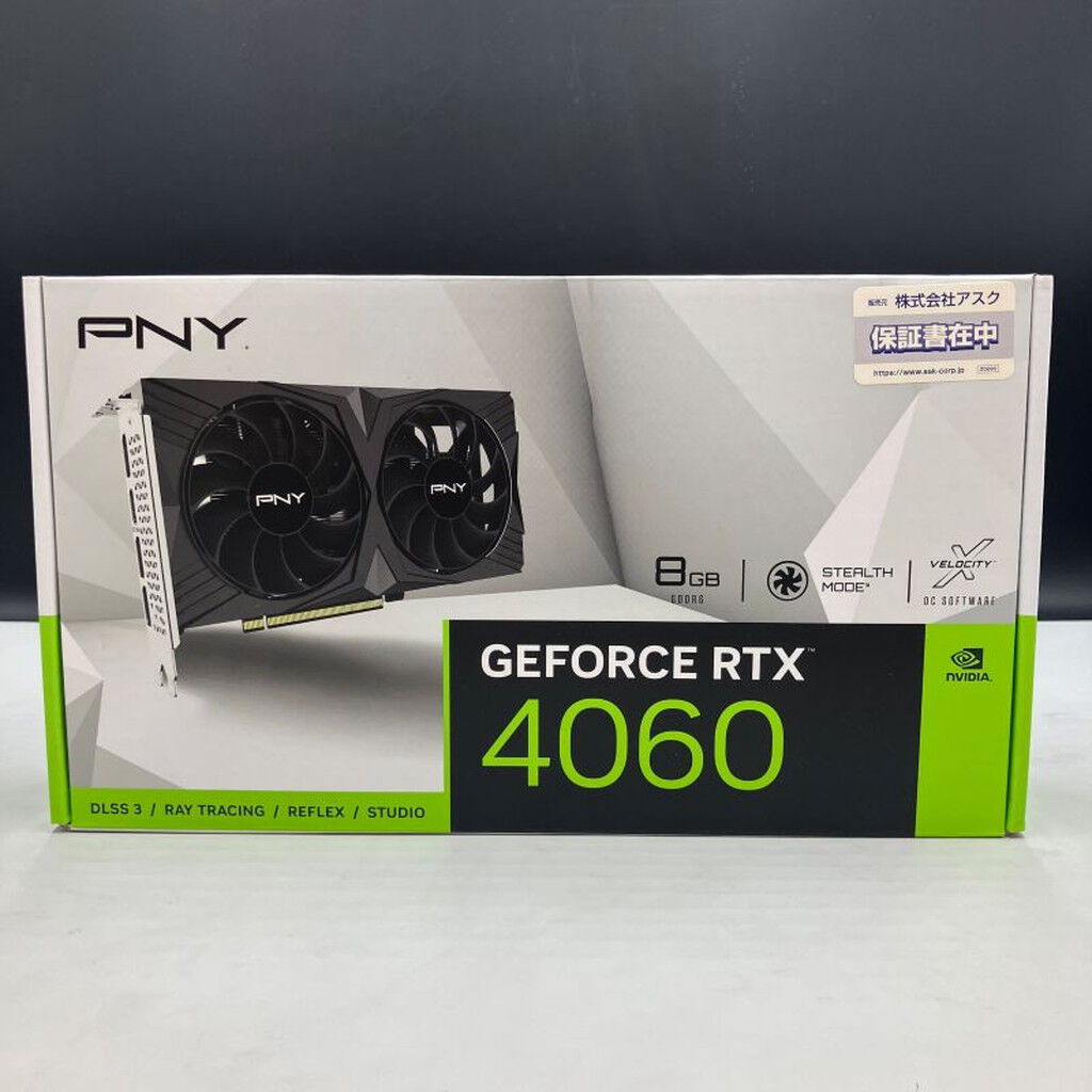 中古 PNY Geforce RTX 4060 8GB VERTO Dual Fan(RTX4060 8G