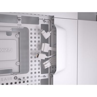Corsair  FRAME 5000D WOOD RS White/Oak CC-9011354-WW (E-ATX ガラス ホワイト/オーク) 