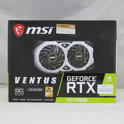 【通販センター】中古  MSI GeForce RTX 2070 SUPER VENTUS GP OC（RTX2070SUPER 8GB） 3480034360 