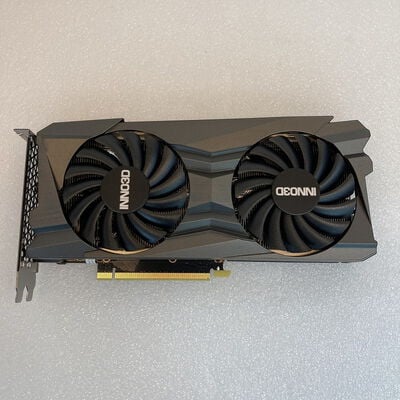 【京都店】中古  Inno3D GeForce RTX 3060 TI TWIN X2 LHR N306T2-08D6-119032DH（RTX3060Ti 8GB） 3480040808 