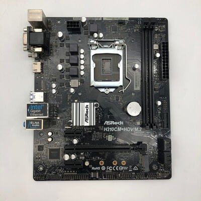 【大分店】中古  ASRock H310M-HDV/M.2 (H310 1151 mATX DDR4) 137033 
