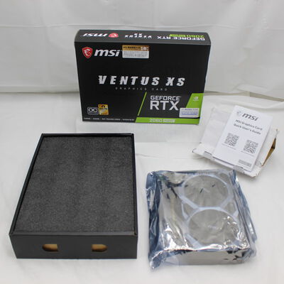 【通販センター】中古  MSI GeForce RTX 2060 SUPER VENTUS XS J OC（RTX2060SUPER 8GB） 3480040053 