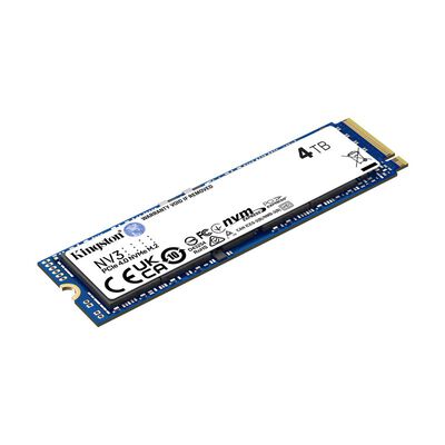 Kingston  NV3 PCIe 4.0 NVMe SSD SNV3S/4000G (M.2 2280 Gen4 4TB) 