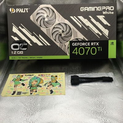 【佐賀南部バイパス店】中古  Palit NED407TV19K9-1043W GamingPro White OC (RTX4070Ti 12GB) 5250001091 