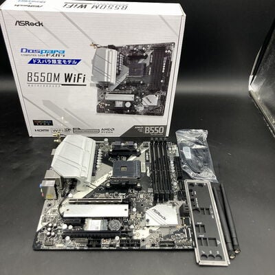 【熊本浜線店】中古  ASRock B550M WiFi (B550 AM4 mATX DDR4) 5370000802 