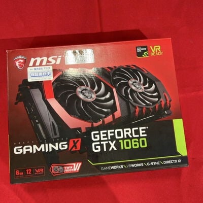 【静岡東瀬名店】中古  MSI GeForce GTX 1060 GAMING X 6G(GTX1060 6G GDR5) 132000 
