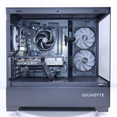 【通販センター】中古  デスクトップPC SURUGA 7000GC(AMD Ryzen 5 7500F/32GB/SSD1TB/なし/NVIDIA GeForce RTX5060 8G/W11H64)ブラック 189480 