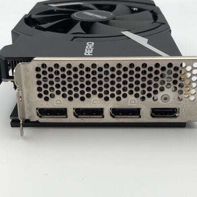 【甲府飯田店】中古  MSI GeForce RTX 3060 Ti AERO ITX 8G OC LHR (RTX3060Ti 8GB) 4720002620 