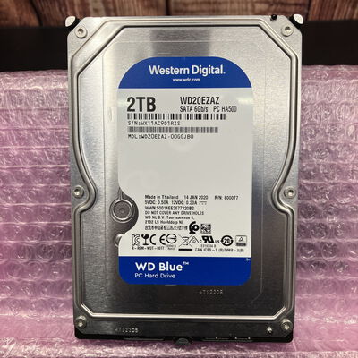 【富士青葉店】中古  Western Digital WD20EZAZ-00GGJB0（3.5インチ HDD 2TB SATA） 3480040917 