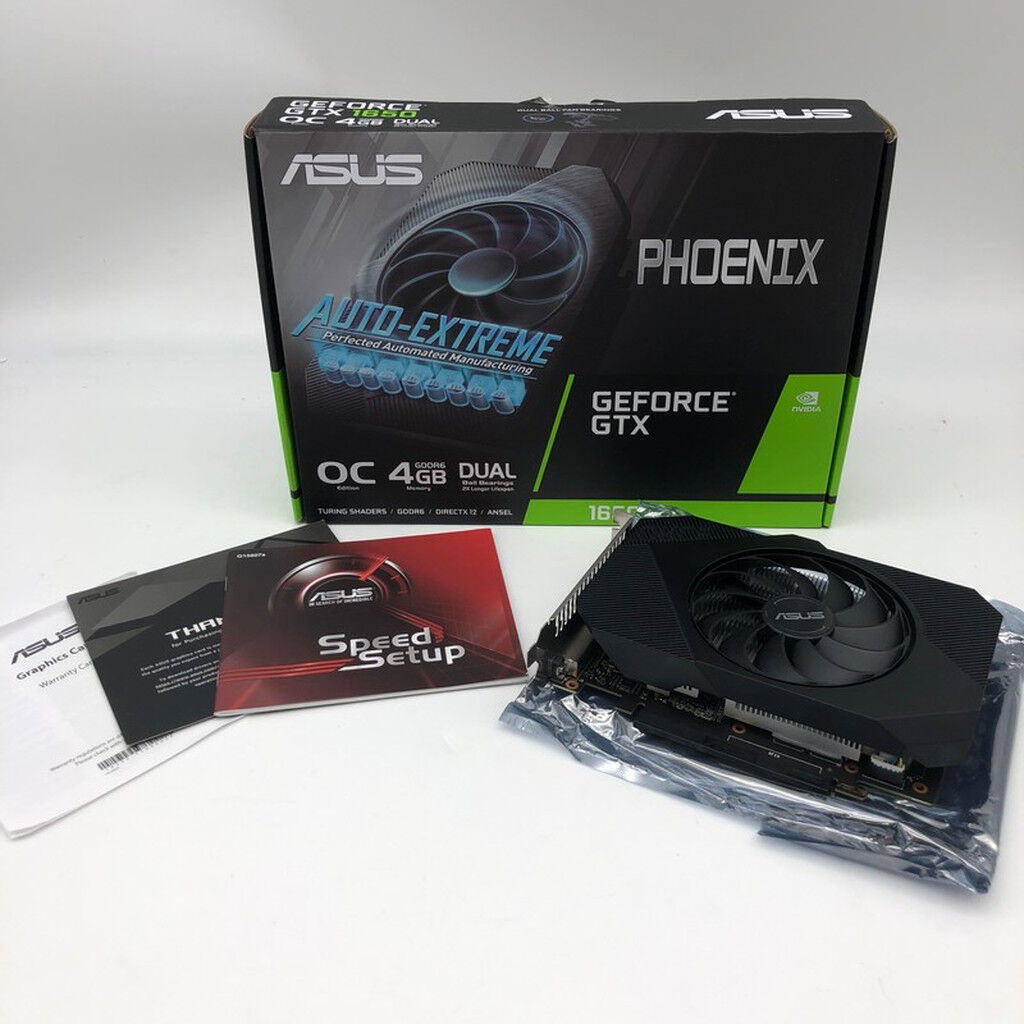 中古 ASUS Phoenix GeForce GTX 1650 OC 4GB GDDR6 4860000964