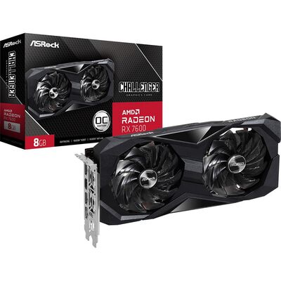 ASRock  Radeon RX 7600 Challenger 8GB OC (RX7600 CL 8GO) 