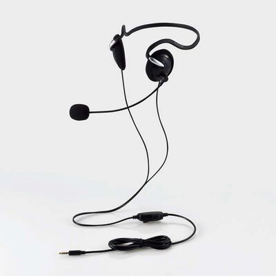 エレコム  HS-NB03STBK (タブレット用ヘッドセット ネックバンドタイプ) 