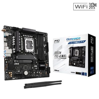 ASRock  B860M Pro-A WiFi (B860 1851 MicroATX) ドスパラ限定モデル 
