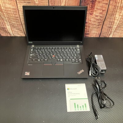 【富士青葉店】中古  LENOVO ThinkPad X13 (AMD Ryzen 5 Pro 4650U 2.10GHz/32GB/SSD256GB/-/オンボード/13.3/1920x1080/Wi-Fi/WEBCAM/W11P/Microsoft Office Home and Business 2024) 184183 