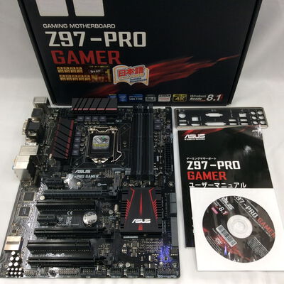 【浜松店】中古  _ASUS Z97-PRO GAMER (Z97 1150 ATX DDR3) 167547 