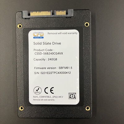 【大須店】中古  CFD CSSD-S6B240CG4VX（2.5インチ SSD 240GB SATA） 3480032655 