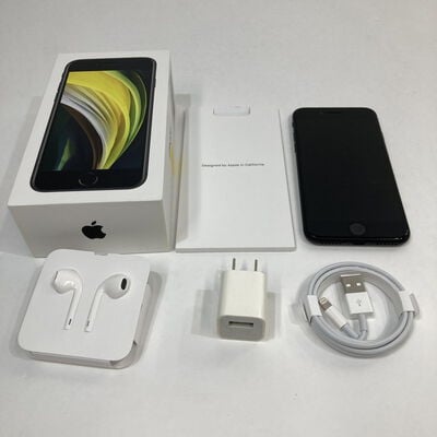 【神戸・三宮店】中古  【SoftBank】Apple iPhoneSE 4.7インチ (第2世代/2020) 128GB (ブラック) MXD02J/A 142486 