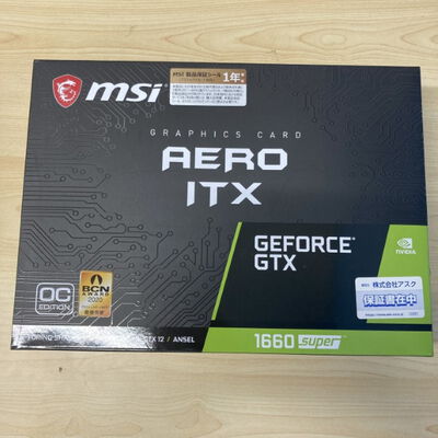 【博多店】中古  MSI GeForce GTX 1660 SUPER AERO ITX OC (GTX1660 SUPER) 141207 