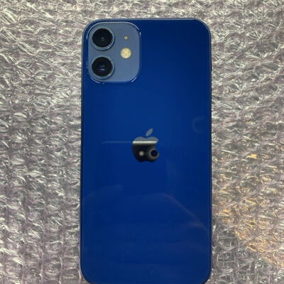 【千葉店】中古  【SIMロック解除済み】【au】Apple iPhone12 mini 5.4インチ 64GB (ブルー)  MGAP3J/A 155621 