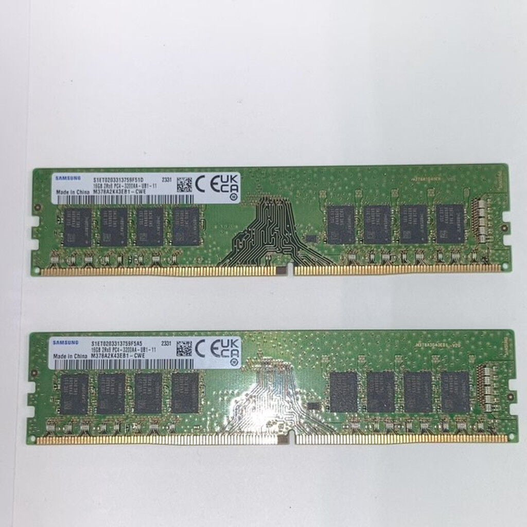 中古 16GB 2枚組(合計32GB) PC4-25600/DDR4-3200 デスクトップ用