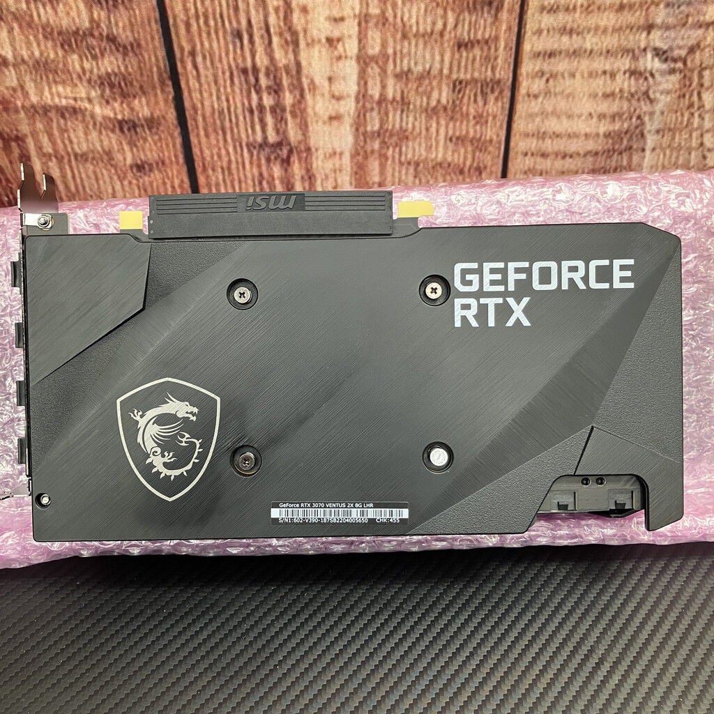 中古 【LHR版】MSI GeForce RTX 3070 VENTUS 2X 8G LHR (G6 1H3P
