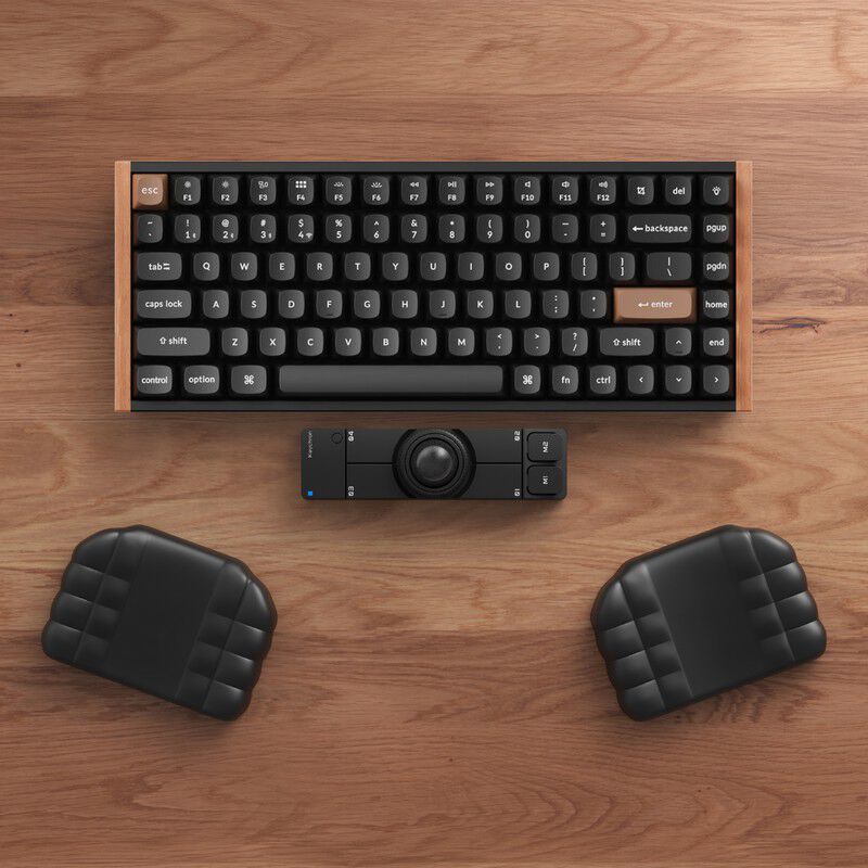 Keychron PR86 (シリコン分割パームレスト ブラック) ｜ パソコン通販