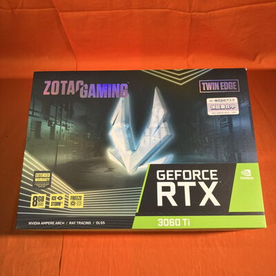 【なんば店】中古  ZOTAC GAMING GeForce RTX 3060 Ti GDDR6X Twin Edge ZT-A30620E-10P（RTX3060Ti 8GB） 3480036442 