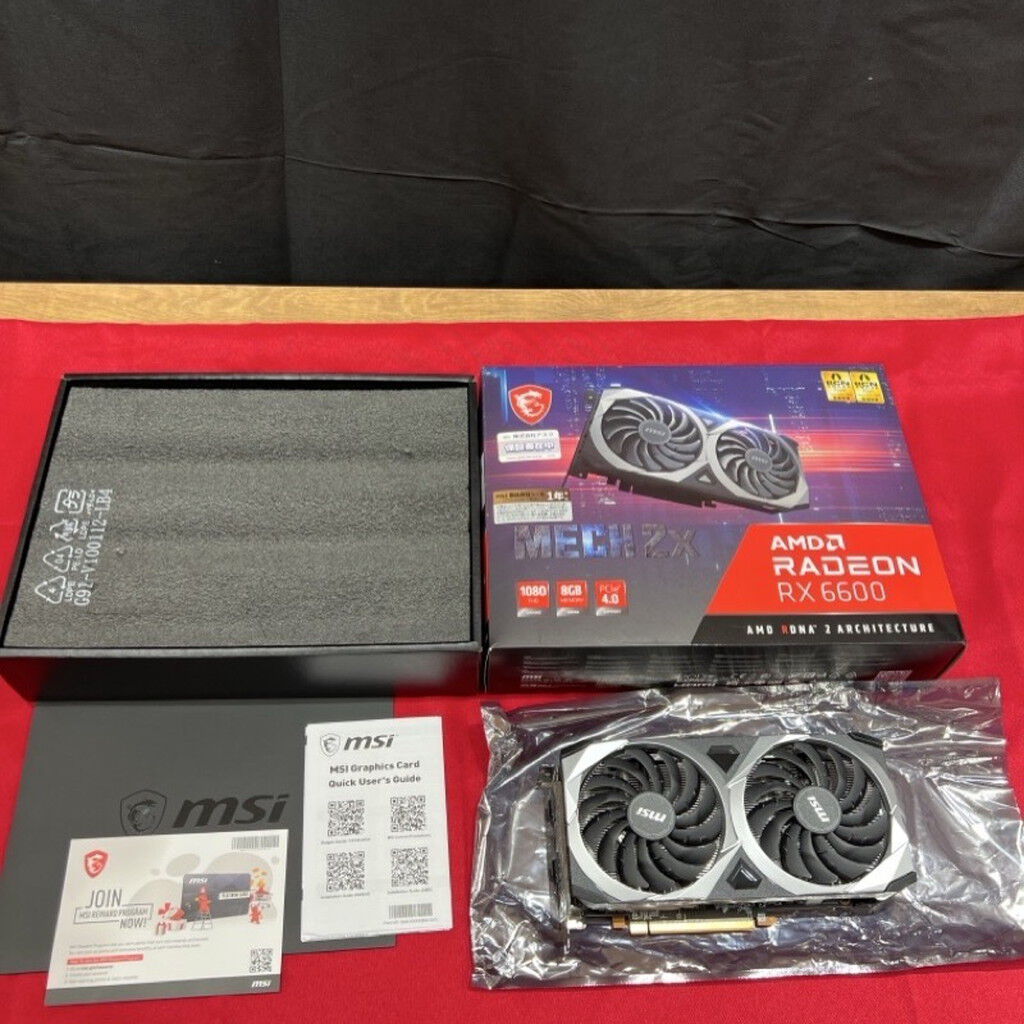 中古 MSI Radeon RX 6600 MECH 2X 8G (RX 6600 8GB) 5140000924