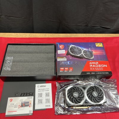 【静岡東瀬名店】中古  MSI Radeon RX 6600 MECH 2X 8G (RX 6600 8GB) 5140000924