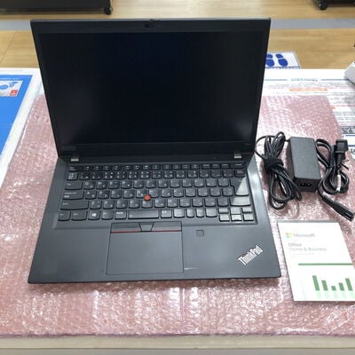 【宮崎恒久店】中古  Lenovo ThinkPad T14s MSO (INTEL Core i7 10610U 1.8GHz/16GB/新品SSD512GB/-/オンボード/14/1920x1080/Wi-Fi/WEBCAM/W11P64/MicrosoftOffice H&B 2024付) 182738 