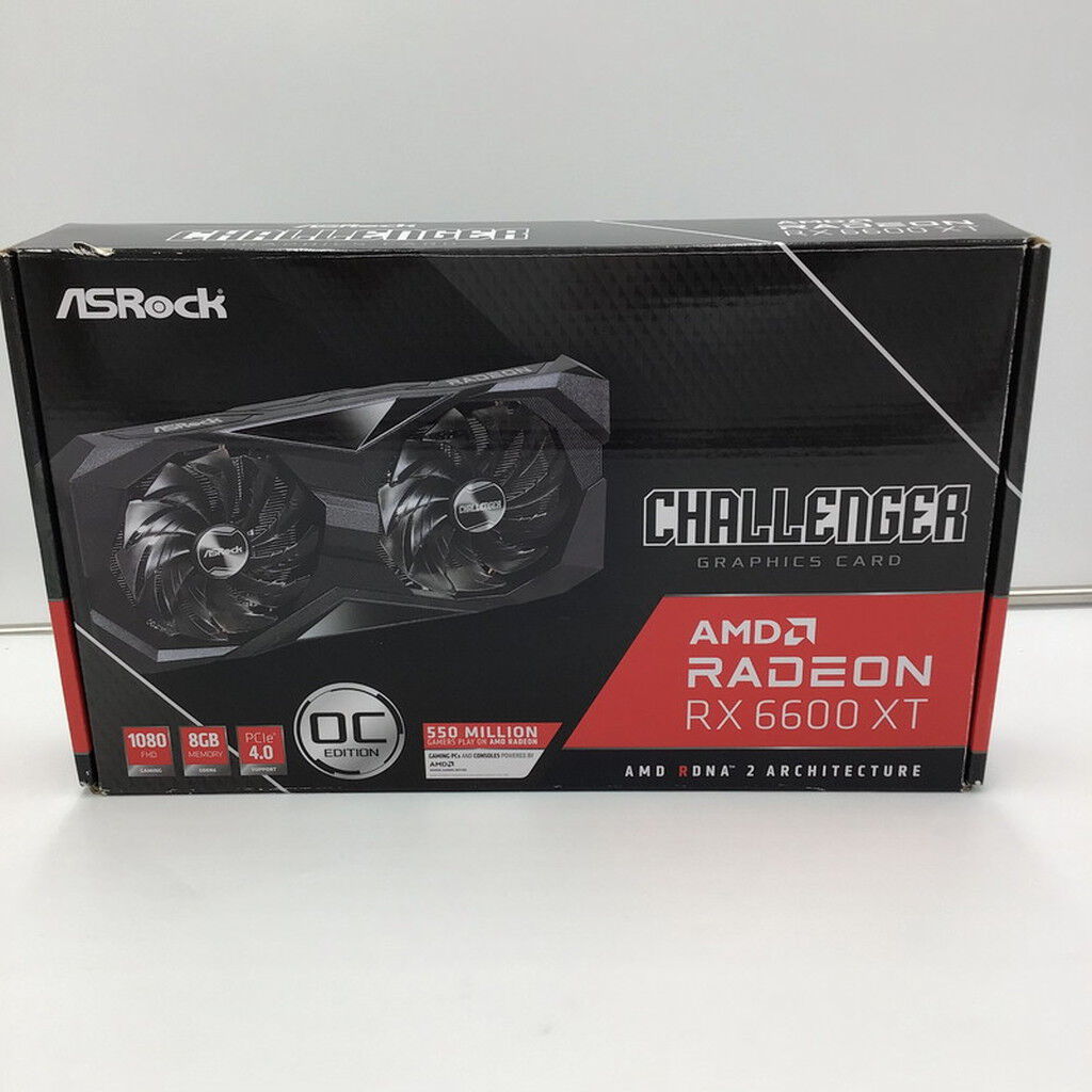 中古 ASRock Radeon RX6600XT Challenger D 8GB OC (RX6600XT