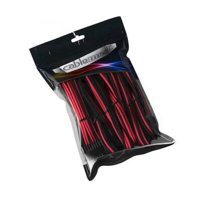 CableMod  CM-PCAB-BKIT-NKKR-3PK-R (ケーブル延長キット ブラック/レッド) 