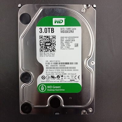 【大須店】中古  Western Digital WD30EZRX-00DC0B0（3.5インチ HDD 3TB SATA） 3480034745 