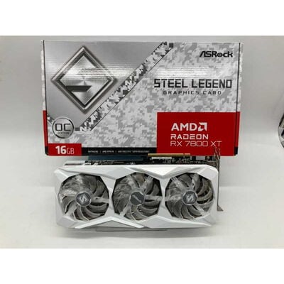 【郡山安積店】中古  ASRock Radeon RX 7800 XT Steel Legend 16GB OC (RX7800XT SL 16GO) 4640002263 