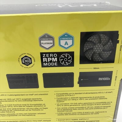 【神戸・三宮店】中古  CORSAIR CP-9020271-JP(RM1000x 2024 ATX3.1 CyG P) 3430006277 